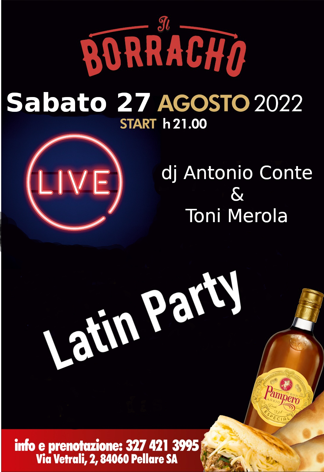 latin party con dj antonio conte toni merola