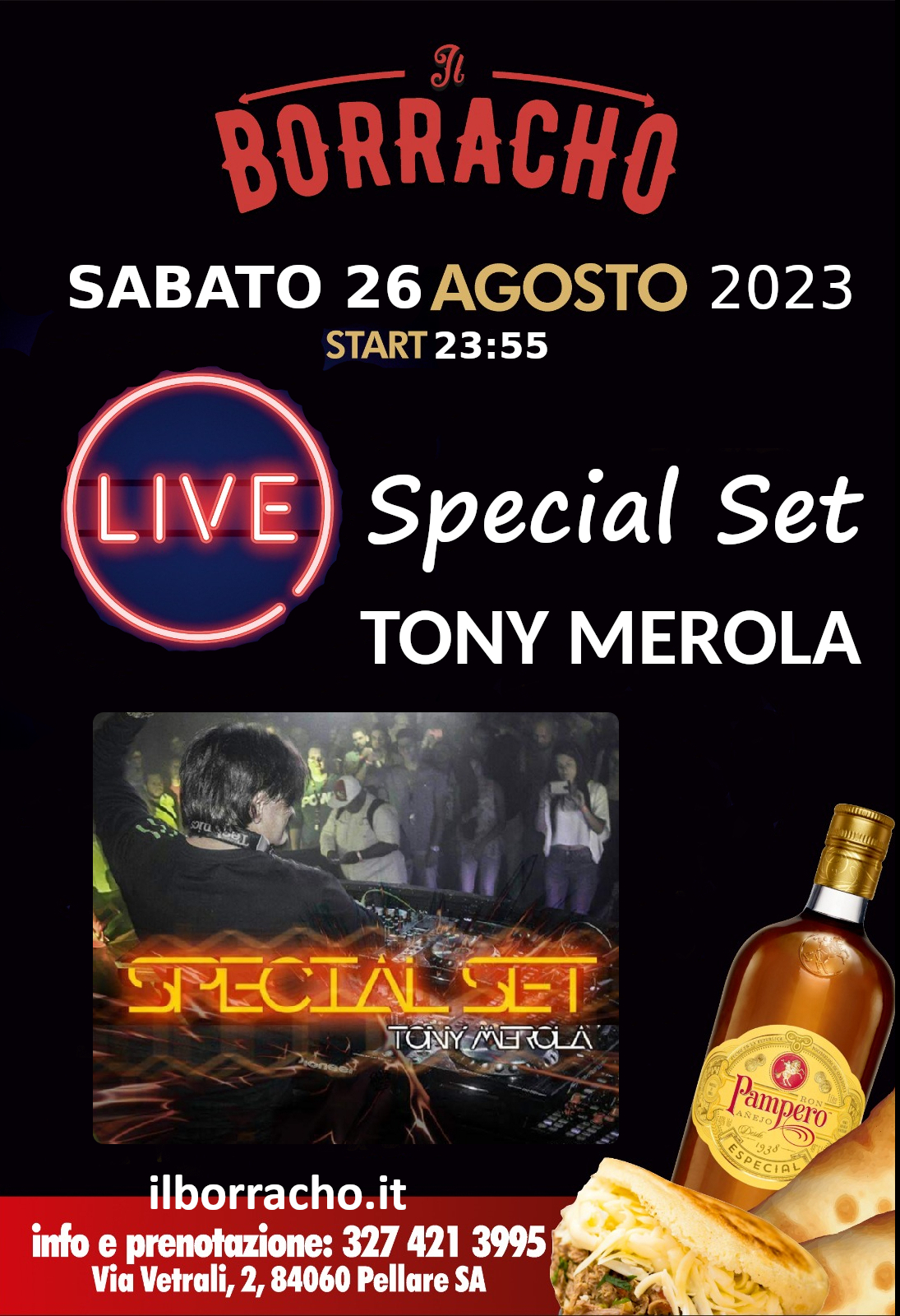 special set tony merola 26 08 2023 il borracho pellare sa